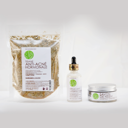 KIT ANTI ACNE HORMONAL 2 ( Trio Acné Féminine)